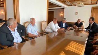Премиерът Бойко Борисов се срещна с президента на КНСБ Пламен