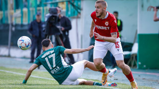 Пирин 0 1 ЦСКА 45′ КРАЙ НА ПЪРВОТО ПОЛУВРЕМЕ