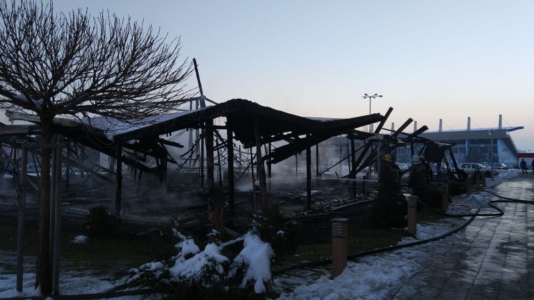 Ресторант изгоря в София