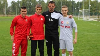 Младият талант от детско юношеската школа на ЦСКА 1948 Виктор