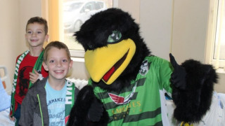 Изненадващо посещение на президента на Пирин Ива Уорън и талисмана