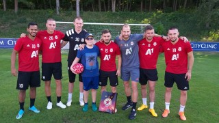 Последната тренировка на ЦСКА беше по различна от обичайното Тя ще