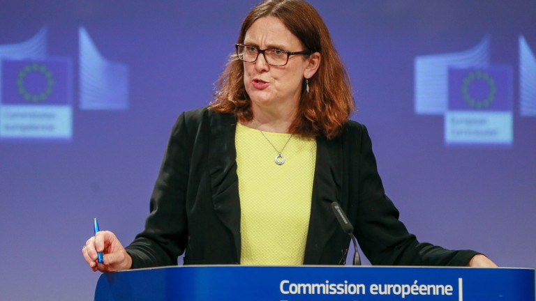 Еврокомисарят по търговията Сесилия Малмстрьом заяви, че вратата е затворена