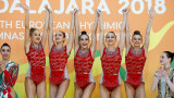 Ансамбълът по художествена гимнастика поведе в многобоя в Казан