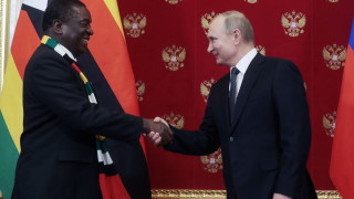 Президентът на Зимбабве Емерсон Мнангагва благодари на руския президент Владимир