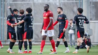 Халфът на ЦСКА Амос Юга игра цял мач за ЦАР