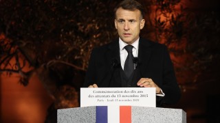 Френският президент Еманюел Макрон говорейки в четвъртък по повод 10 годишнината