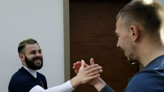 Тази сутрин отборът на Лудогорец проведе тренировка във фитнеса под