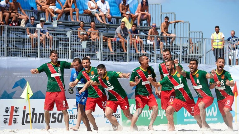 България завърши на 15-о място в ЕВРОлигата по плажен футбол,