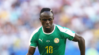 Нападателят на националния отбор на Сенегал Садио Мане отбеляза своя