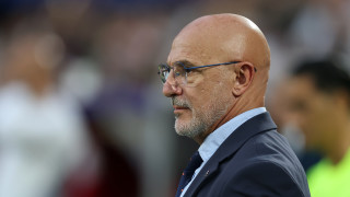 Селекционерът на Испания Луис де ла Фуенте говори на