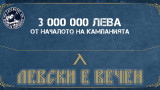 3 015 232,09 лева за 131 дни от началото на кампанията "Левски е вечен"