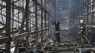 По време на въздушна тревога издадена поради заплаха от руски