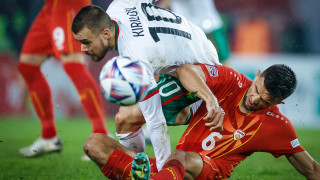 Северна Македония - България 0:1 (Развой на срещата по минути)