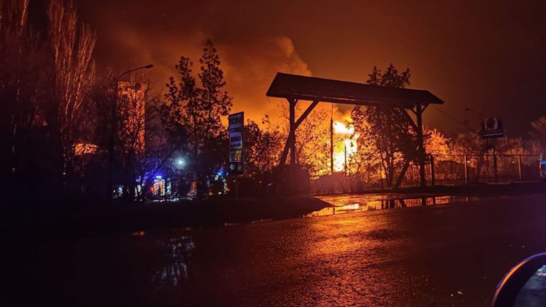Взрив е избухнал във временно окупирания Мелитопол, административен център на