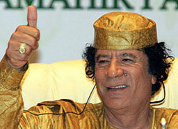 И Кадафи благодари на емира на Катар