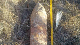 Военнослужещи от Сухопътните войски унищожиха силно корозирал 120 мм боеприпас