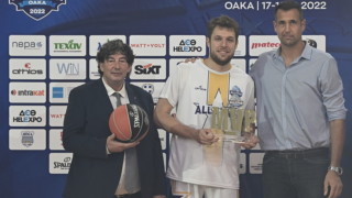Александър Везенков беше избран за Най-полезен играч в мача на звездите в Гърция