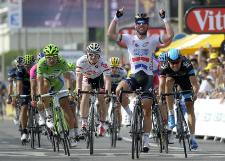 Кавендиш с първа етапна победа в Тур дьо Франс 2013