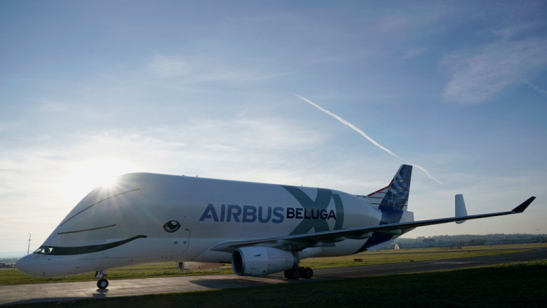Един от най-очакваните самолети в света, Airbus Beluga XL, е