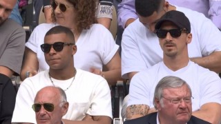 Бившите съотборници в Пари Сен Жермен Килиан Мбапе и Златан