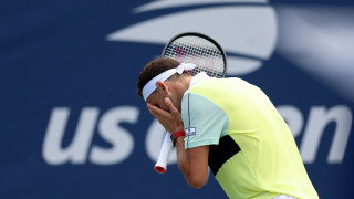 Мачът на най добрият български тенисист Григор Димитров срещу перуанеца Хуан Пабло