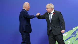 Президентът на САЩ Джо Байдън и премиерът на Великобритания Борис