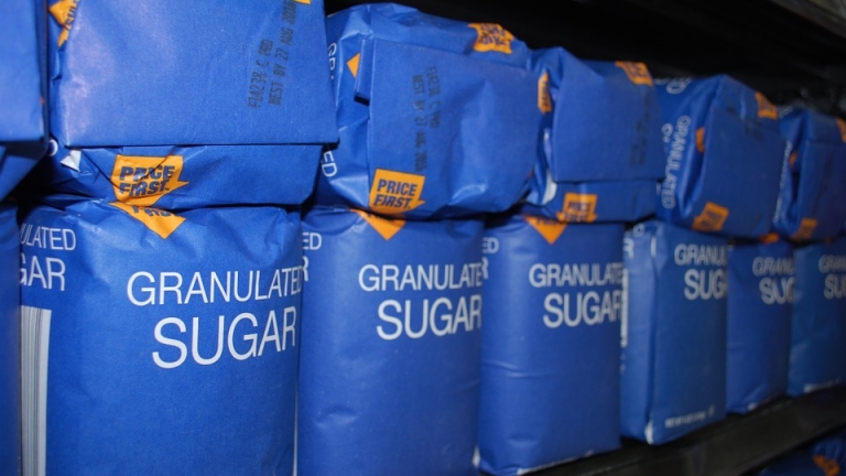Борсовата цена на захарта падна с $19 на тон