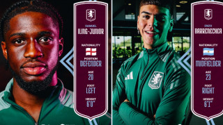 Астън Вила официално представи Самуел Илинг Джъниър и Енцо Баренечеа от