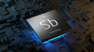 Необичайно големи количества антимон метал използван в батерии и