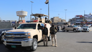 Старши командир Абу Бакир ал Саади от Катаиб Хизбула подкрепяна от