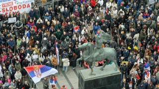 Президентът на Сърбия Александър Вучич отхвърли твърдението че срещу протестиращите в