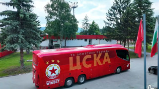 ЦСКА представи официално новия си клубен автобус за домакинството срещу