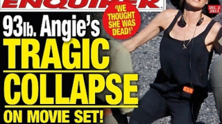 Анджелина Джоли колабира на снимачната площадка 