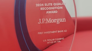 Fibank Първа инвестиционна банка получи престижната награда Elite quality recognition