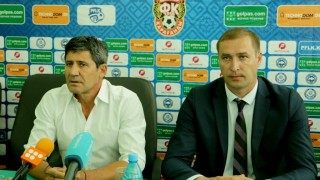 Новият треньор на казахстанския Шахтьор Караганда Николай Костов говори след